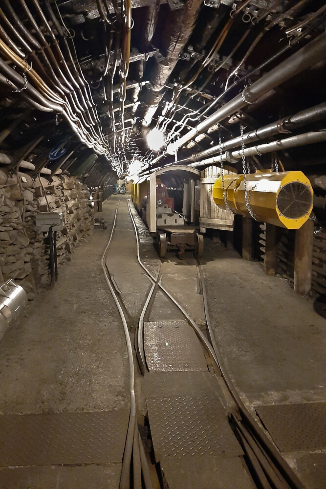 Tunnel im Anschauungsbergwerk im Deutschen Bergbau-Museum Bochum