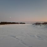 Im Zentrum von Inari im Januar