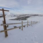 Wanderung auf den Saana-Fjell in Kilpisjärvi im Winter