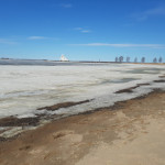 Am Strand von Nallikari in Oulu